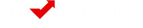 10X Coaching Logo White Horizontal